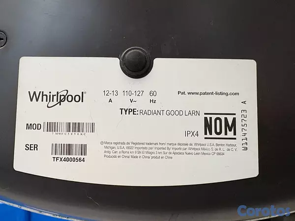 electrodomesticos - Lavadora/secadora Whirpool 10.2 KG 2