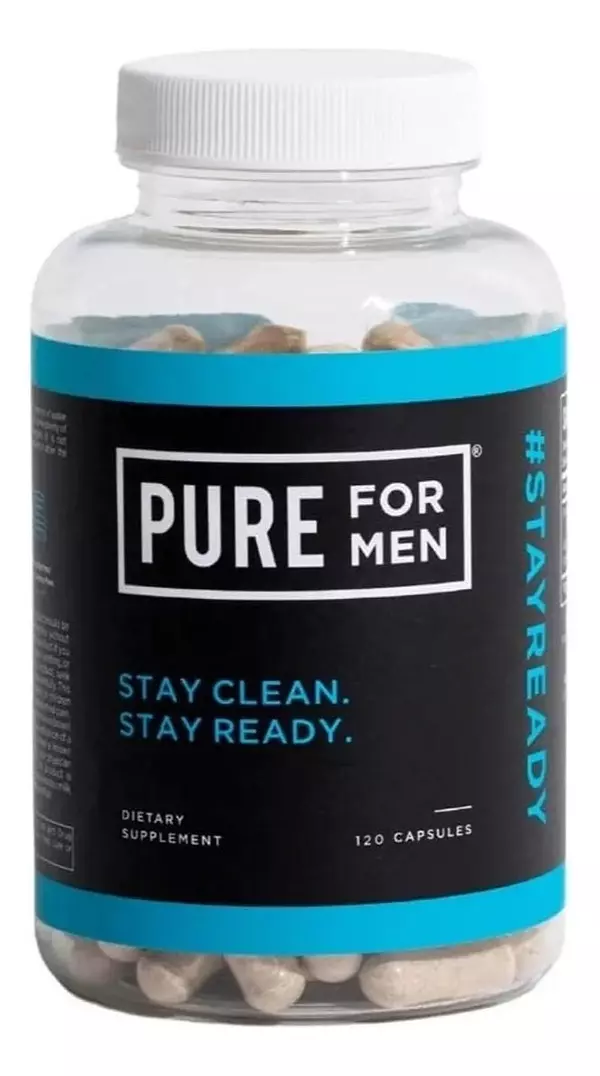 Salud y Equipamiento Médico - Pure For Men Fibra 120 Capsulas - - Unidad A $1766 4