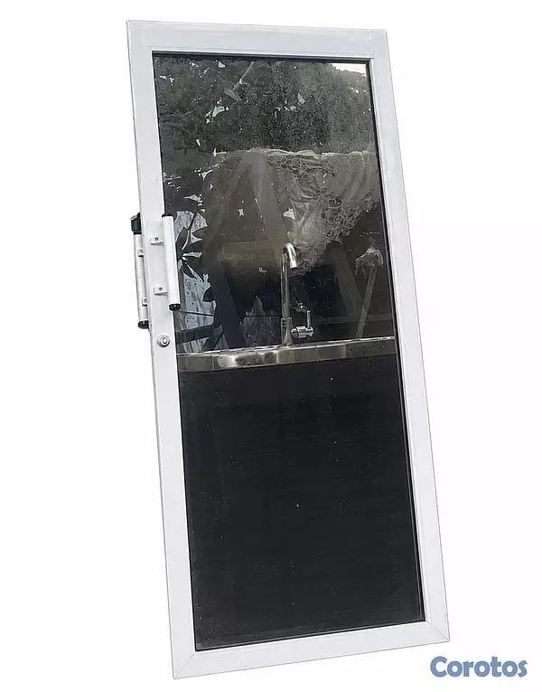 decoración y accesorios - Puerta de cristal y gabinetes con fregadero, mas un gabinete más un organizador  3