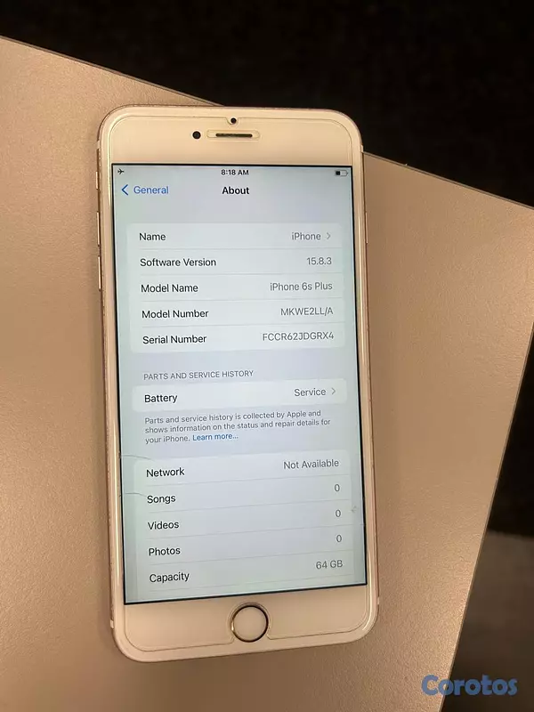 celulares y tabletas - Iphone 6s plus 64GB Rosado Desbloqueado de fabrica 4