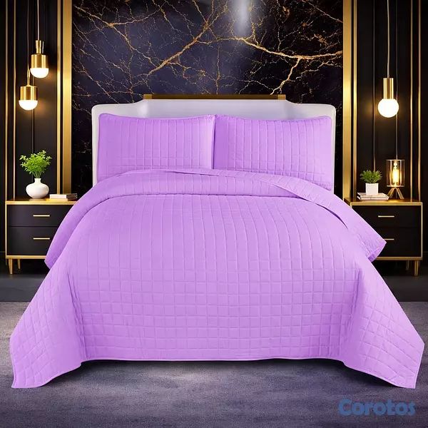 muebles y colchones - juego de cobertor 3 piezas para cama de 60  12
