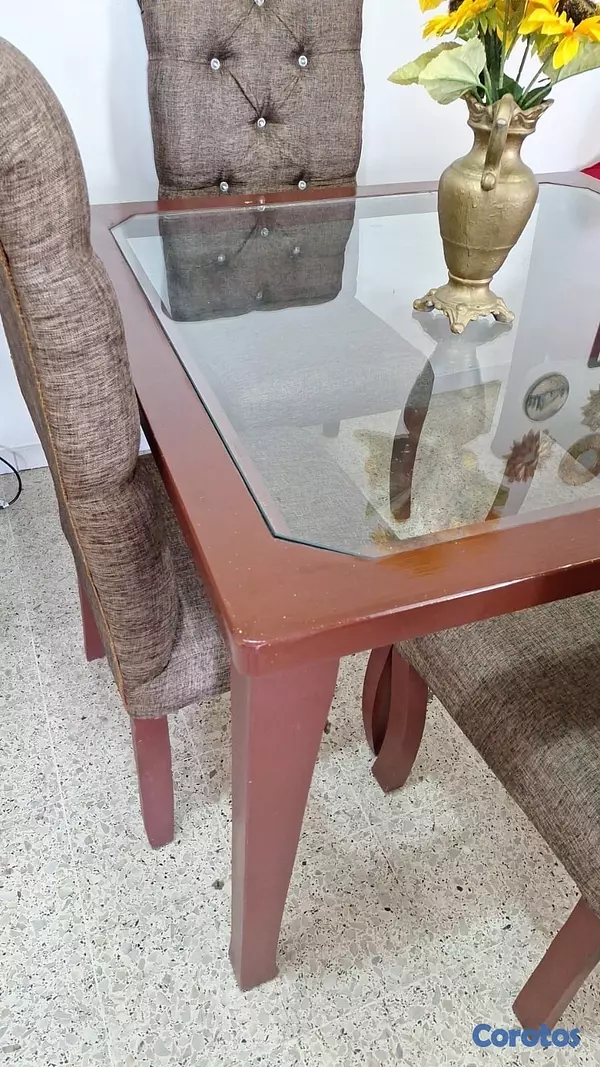 muebles y colchones - Comedor de 4 sillas  3