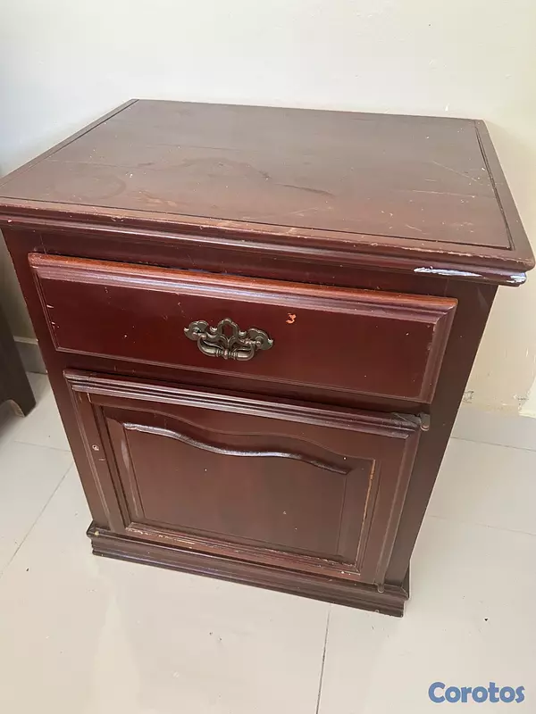 muebles y colchones - Juego de Habitación Caoba King Size 3