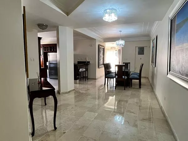 apartamentos - Alquiler Apartamento Amueblado de 3 Habitaciones, Los Cacicazgos, Santo Domingo 1
