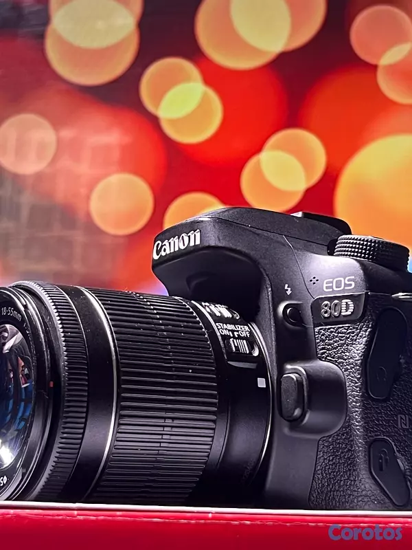 camaras y audio - Canon 80D profesional y graba video en full HD Wifi y 24.1 Mpx 2