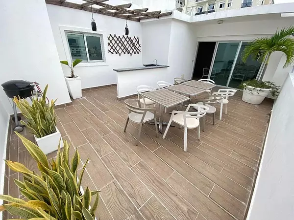 apartamentos - Alquilo apartamento amueblado en Piantini  4