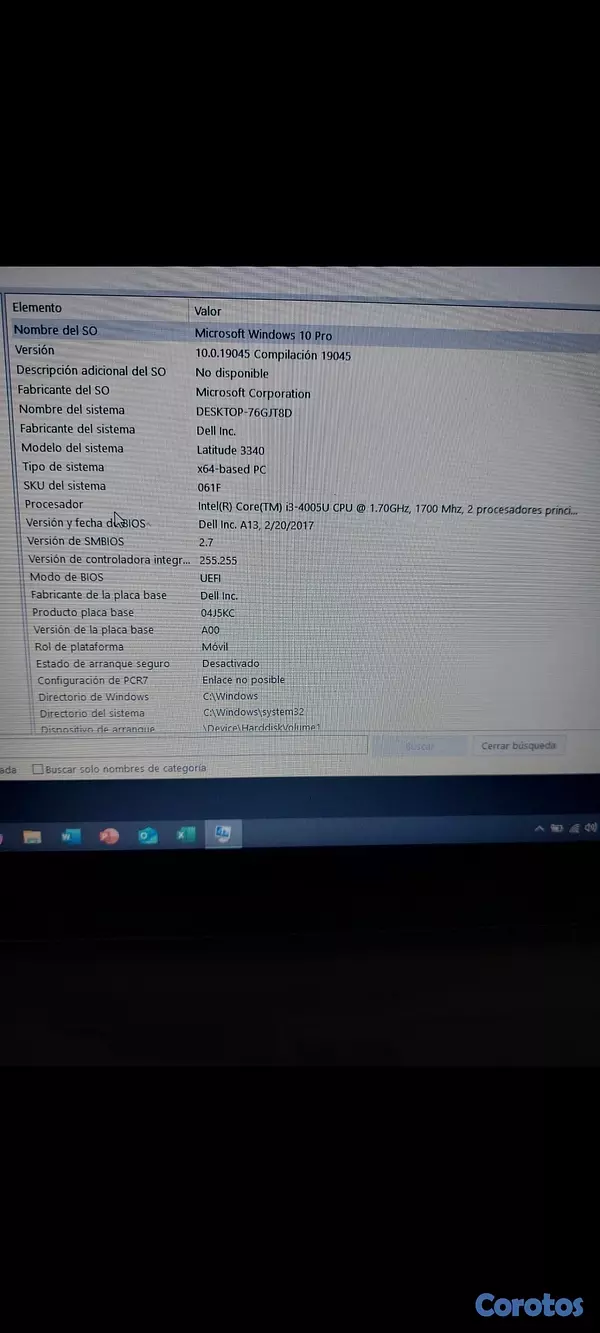 computadoras y laptops - Vendo Laptop Dell Latitude 3340 3