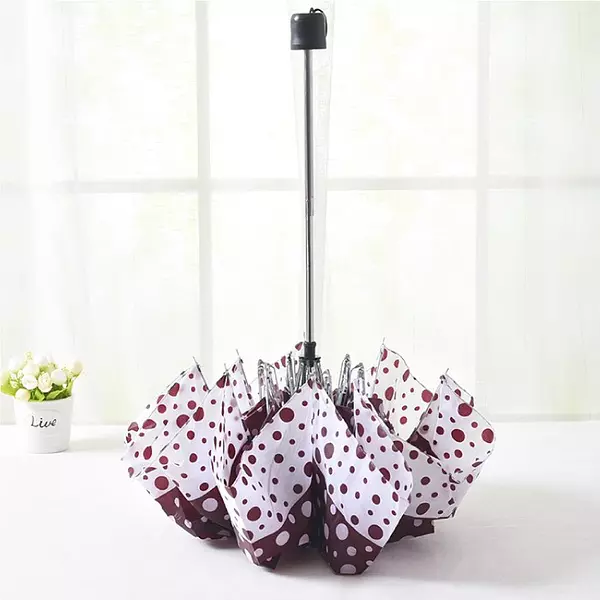 herramientas, jardines y exterior - Sombrilla Paraguas Parasol ligera compacta plegable  2
