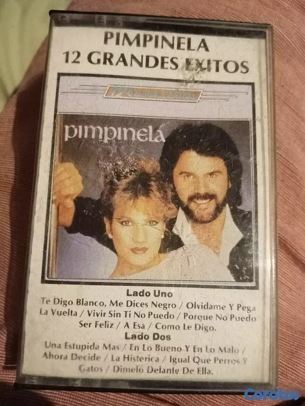 cds y vinilos - Cassette pimpinela 12 grandes éxitos 1