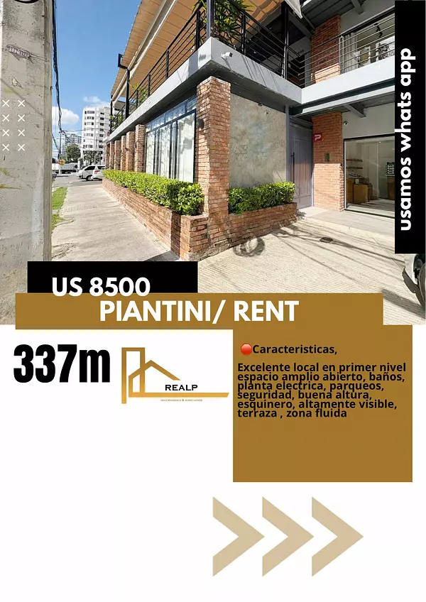 oficinas y locales comerciales - Local en Piantini primer nivel 1