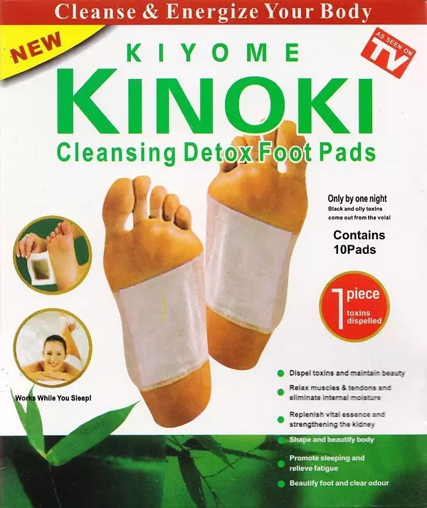 salud y belleza - 10 Parches Desintoxicantes Para Pies Kiyome Kinoki 4