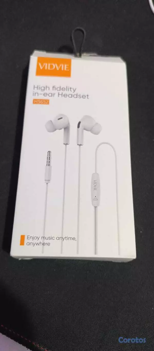 otros electronicos - Auriculares Vidvie en 100 pesos (cada uno), usados 2