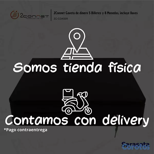 accesorios para electronica - 2Connet Caja 5 Billetes y 8 Monedas 3