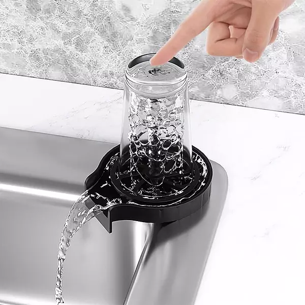 cocina - Lavadora automática de tazas o vasos de vidrio para fregadero de cocina 1