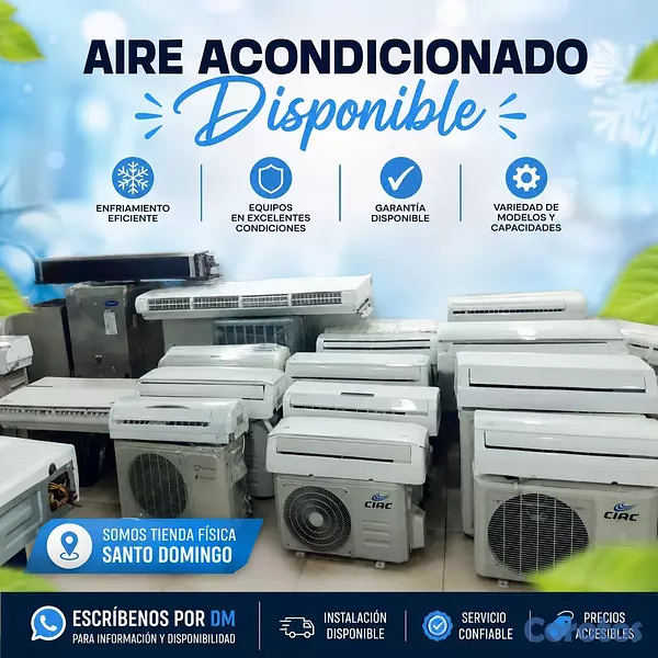 aires acondicionados y abanicos - ❄️ ¿Mucho calor? Tenemos la solución 😎