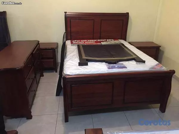 muebles y colchones - Juego de Habitación Trineo confortable. Nuevo 2