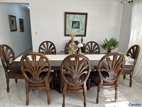 muebles y colchones - Juego de comedor de 8 sillas  2