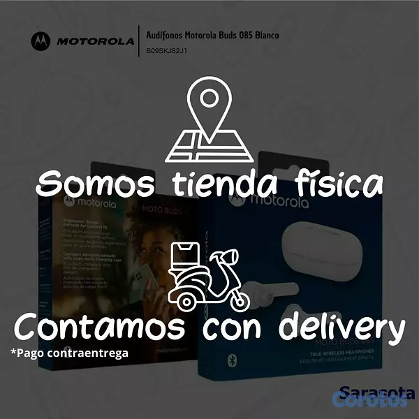 camaras y audio - Motorola Audifono Bluetooth Buds 085 Color Blanco 2