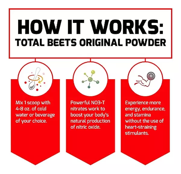 Salud y Equipamiento Médico - Total Beets Drink Mix Superalimento En Polvo Con Nitratos 3
