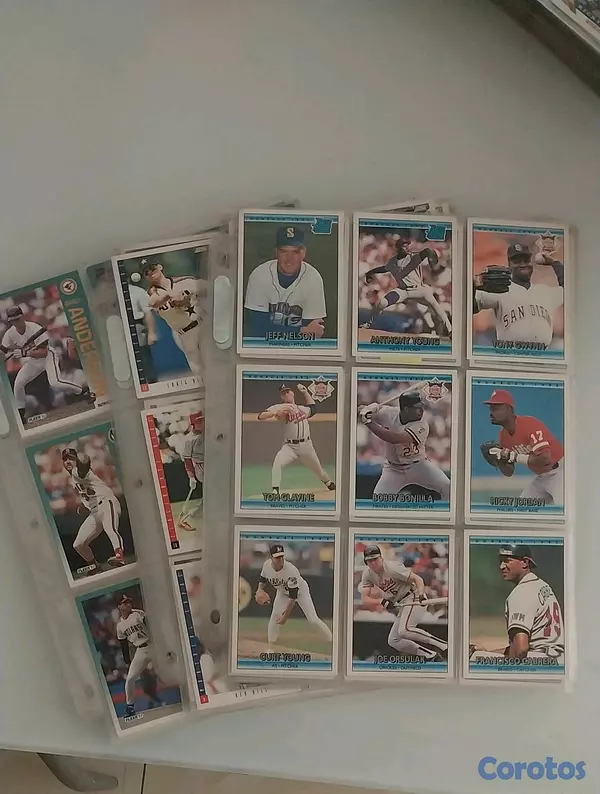 hobby y coleccion - Gran colección de postalitas MLB originales 92-93 3