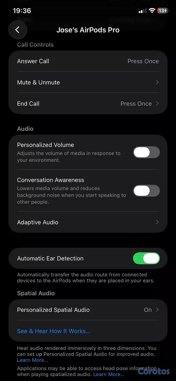 camaras y audio - Airpods Pro (2da generación) 6