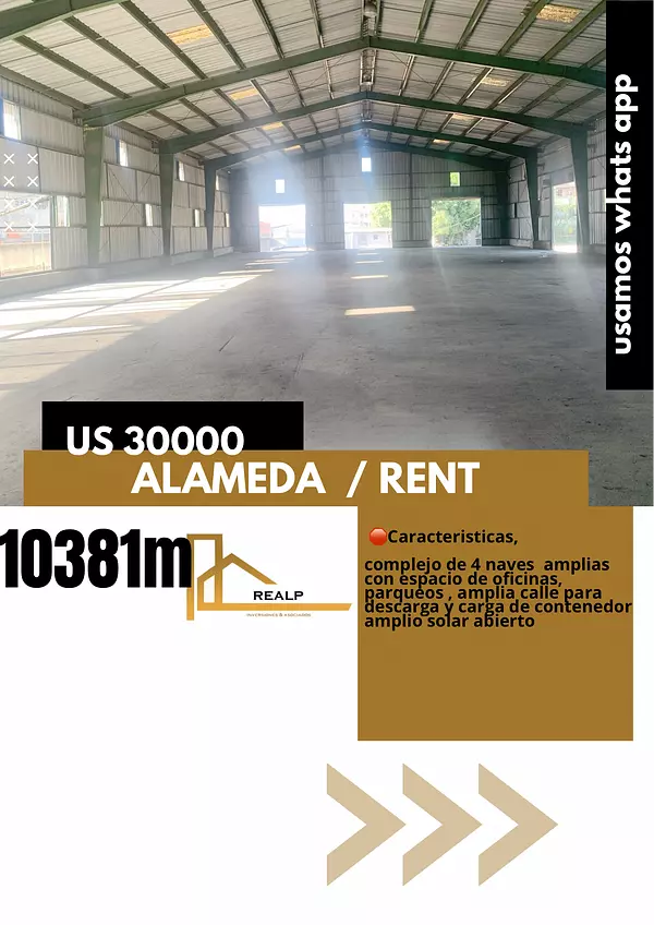 solares y terrenos - Nave en alquiler en Alameda 1