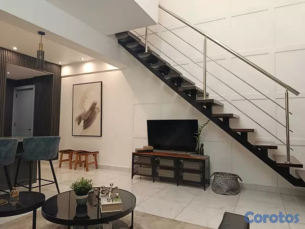 apartamentos - Apartamento Tipo Loft Amueblado en Evaristo Morale 9