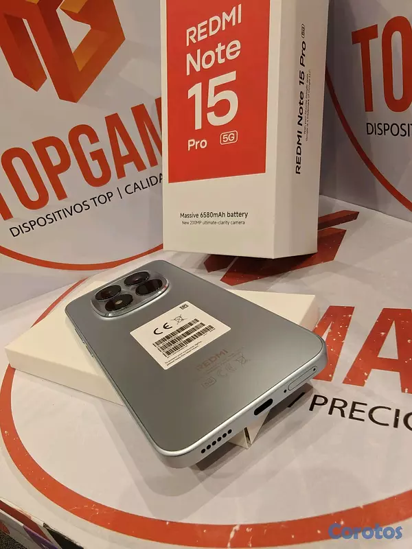 celulares y tabletas - REDMI NOTE 15 PRO 5G, 8GB RAM 256GB ROM 10