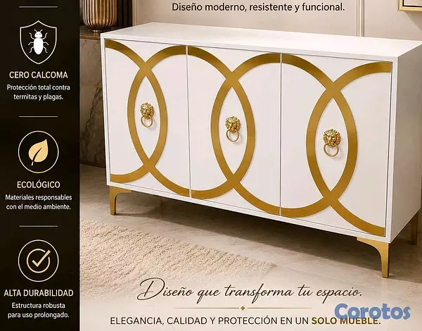 decoración y accesorios - credenza en hidrófugo  4