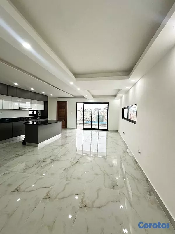 casas vacacionales y villas - venta de Villa en punta cana con piscina y 161mts de solar  3