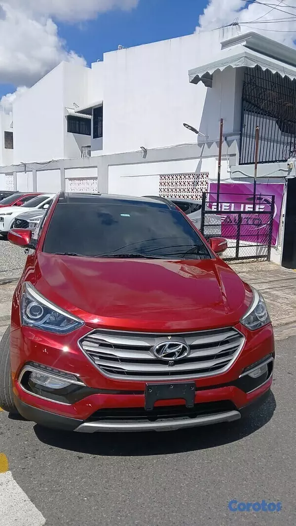 jeepetas y camionetas - Hyundai Santa Fe Sport 2017, la Full, Techo Panoramico RD$950,000 NEG. SDE 7