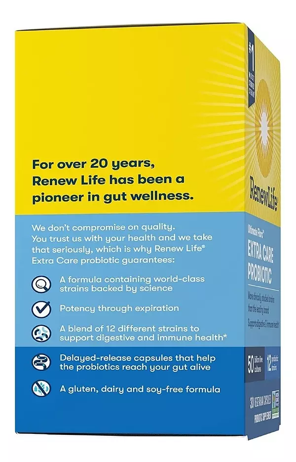 Salud y Equipamiento Médico - Suplemento Ultimate Flora Probiotico 50 Billion Renew Life 3