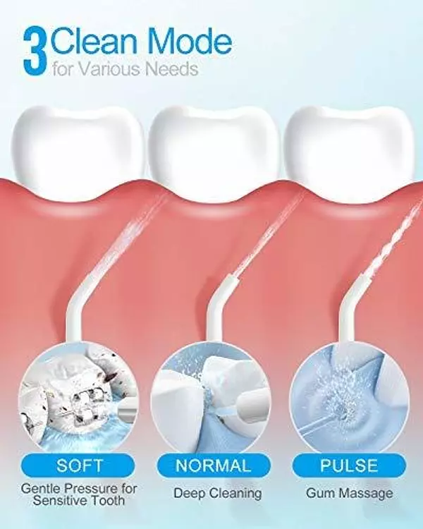 Salud y Equipamiento Médico - Limpiador De Dientes Con Hilo De Agua Inalambrico, Nicefeel 4