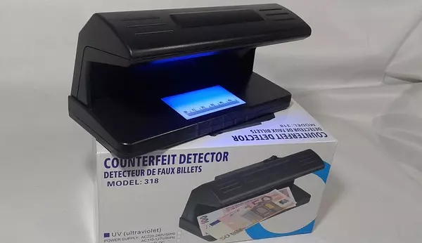 otros electronicos - Probador Detector De Billetes dinero Falso Maquina Luz Ultravioleta Falsos 3