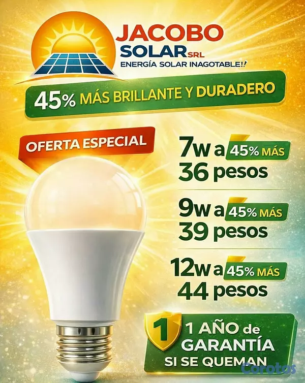 otros electronicos - bombilla de 7 9 12 w