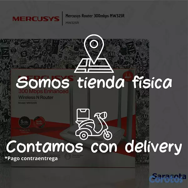 accesorios para electronica - Mercusys Router WR325R 3
