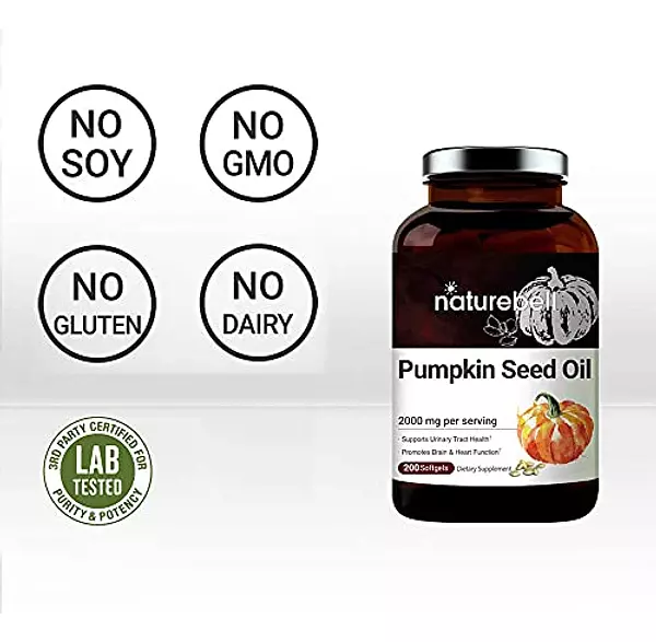 Salud y Equipamiento Médico - Suplementos De Aceite De Semilla De Calabaza De Maxima Poten 4