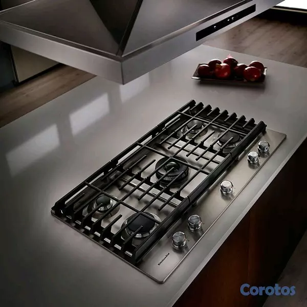 cocina - Estufa empotrable kitchenaid 36" 3