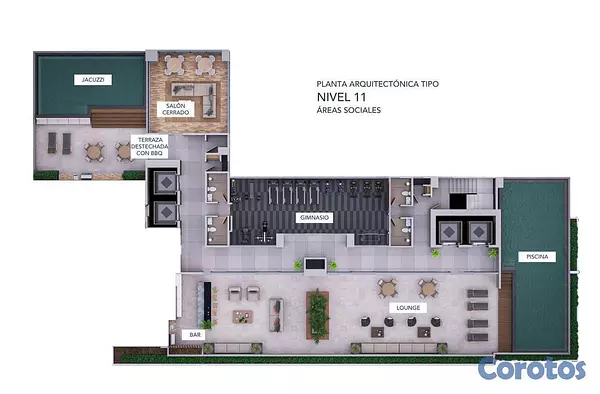 apartamentos - En Venta Apartamentos en Evaristo Morales de 2 y 3 habitaciones 10