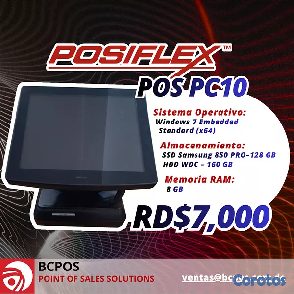 otros electronicos - POSIFLEX POS PC10 – En venta (Usado) Precio OFERTA: RD$6,900 2