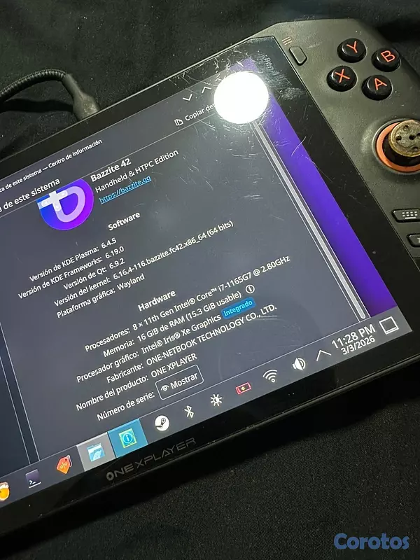 computadoras y laptops - Se vende OneXPlayer 1S-PC Gamer Portátil
 4
