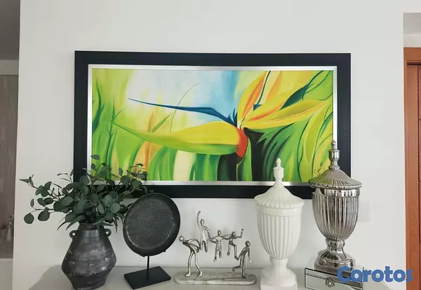 arte y antigüedades - Flor en Oleo 2