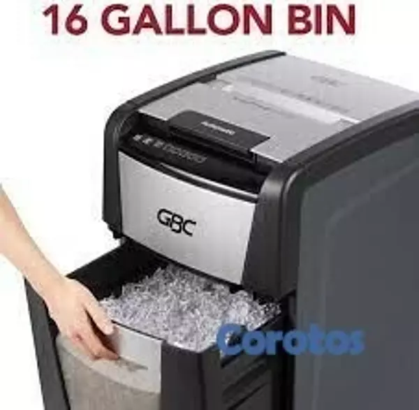 impresoras y scanners - TRITURADOR DE PAPEL GBC 300 HOJAS  Y 10 HOJAS MANU 3
