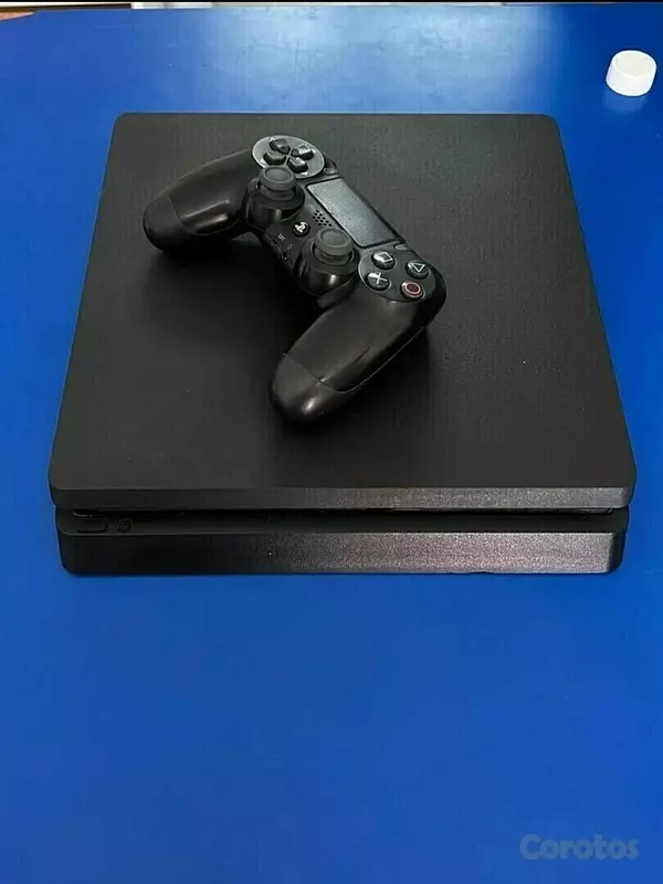 consolas y videojuegos - Playstation 4 Slim 1TB + sus respectivos cables y mando 3