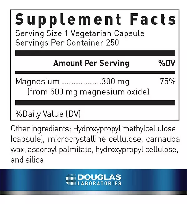 Salud y Equipamiento Médico - Oxido De Magnesio 250 cap Douglas 2