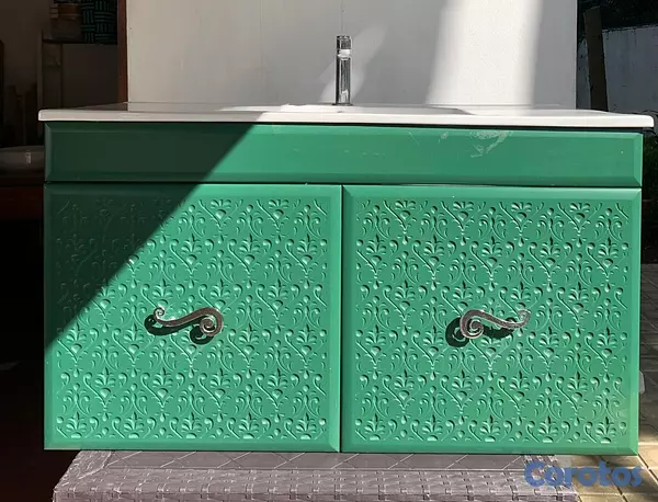 decoración y accesorios - LAVAMANOS EMPOTRADO EN MUEBLE MDF LAQUEADO 1