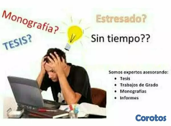 servicios profesionales - ASESORIA DE TESIS DE GRADO Y MAESTRÍA NACIONALES E INTERNACIONALES 2