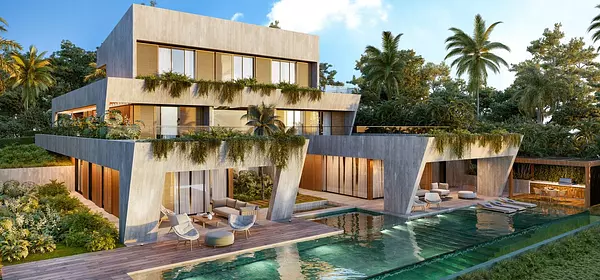 casas vacacionales y villas - VILLA DE LUJO EN CAP CANA DE 6 HABITACIONES 4