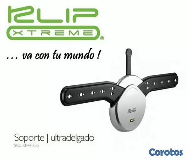 computadoras y laptops - SOPORTE PARA MONITOR LCD CURVO, KLIPX, 37-70" FIJO, PESO MAX 40KG/88LB (KPM-755) 1