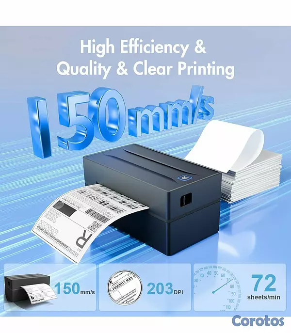 impresoras y scanners - Impresora Bluetooth térmica para etiquetas totalmente nueva en su caja 5